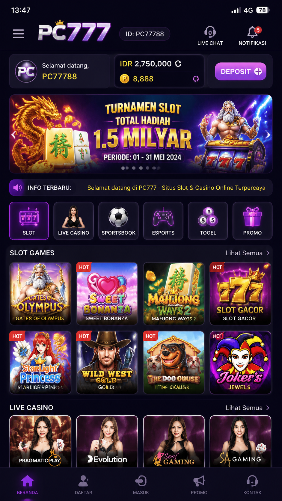 Screenshot 2 pc777